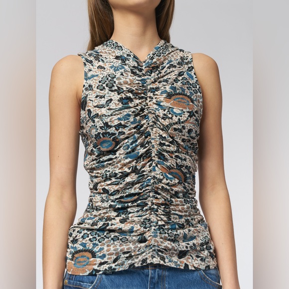 Ulla Johnson Allie Top in Clematis - Picture 1 of 7